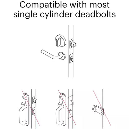 Wifi Smart Lock Silver (Retrofits over Existing Deadbolt)