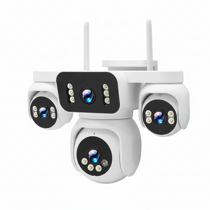4-Lens Wireless Outdoor Camera for Home Security